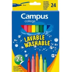 CAMPUS ROTULADOR CAMPUS TINTA LAVABLE 24COL 807-24 MAK630563