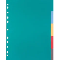 CAMPUS SEPARADORES PLUS A4 PP 5PEST.COLORES YS005A MAK180463