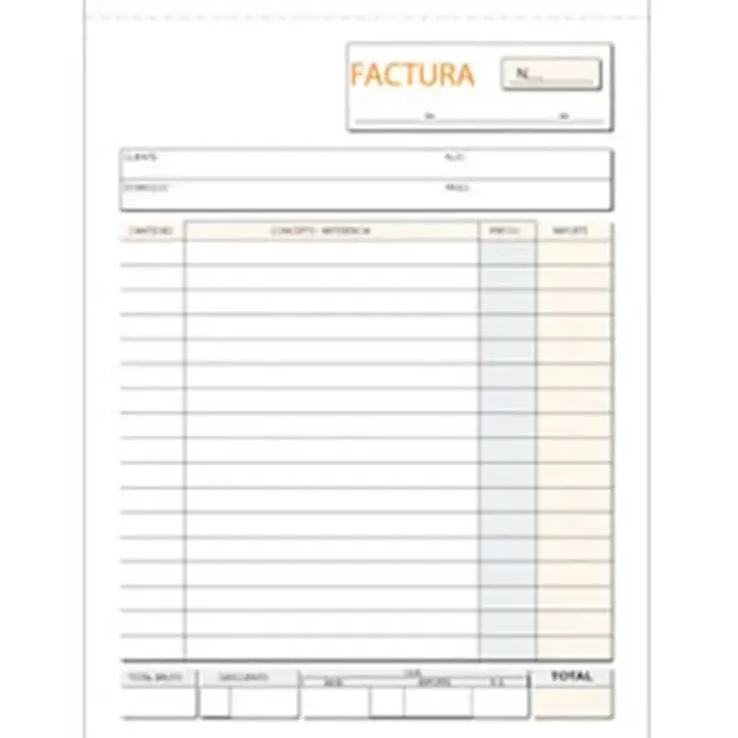 CAMPUS TALONARIO MK FACTURA Fº NAT.DUPLICADO T56 MAK001388