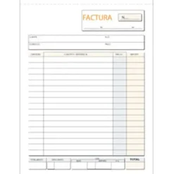 CAMPUS TALONARIO MK FACTURA 4º NAT.DUPLICADO T63 MAK001383