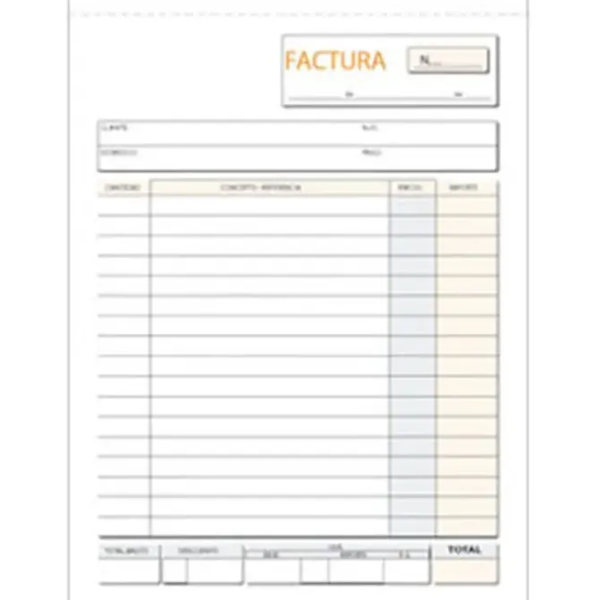 CAMPUS TALONARIO MK FACTURA 4º NAT.DUPLICADO T63 MAK001383