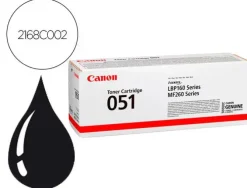 CANON 051 NEGRO CARTUCHO DE TONER ORIGINAL - 2168C002