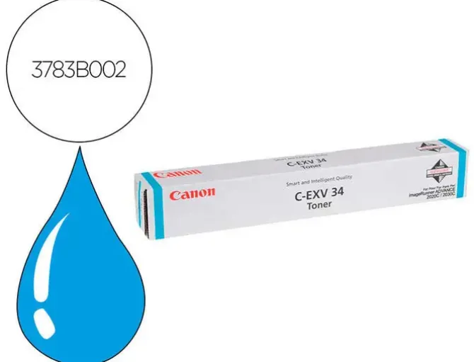 CANON CEXV34 CYAN CARTUCHO DE TONER ORIGINAL - 3783B002