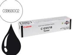 CANON CEXV18 NEGRO CARTUCHO DE TONER ORIGINAL - 0386B002