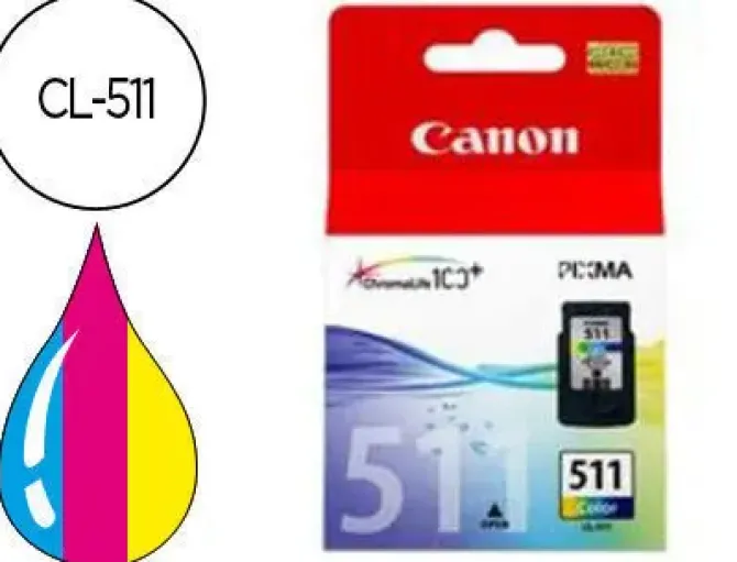 CANON CL511 COLOR CARTUCHO DE TINTA ORIGINAL - 2972B001