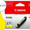 CANON CLI571 AMARILLO CARTUCHO DE TINTA ORIGINAL - 0388C001