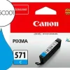 CANON CLI571 CYAN CARTUCHO DE TINTA ORIGINAL - 0386C001