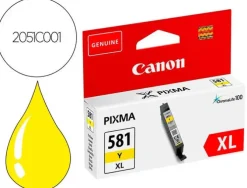 CANON CLI581XL AMARILLO CARTUCHO DE TINTA ORIGINAL - 2051C001