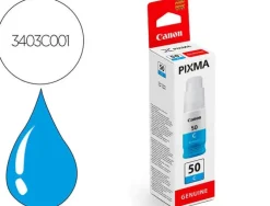 CANON GI50 CYAN BOTELLA DE TINTA ORIGINAL - GI50C/3403C001
