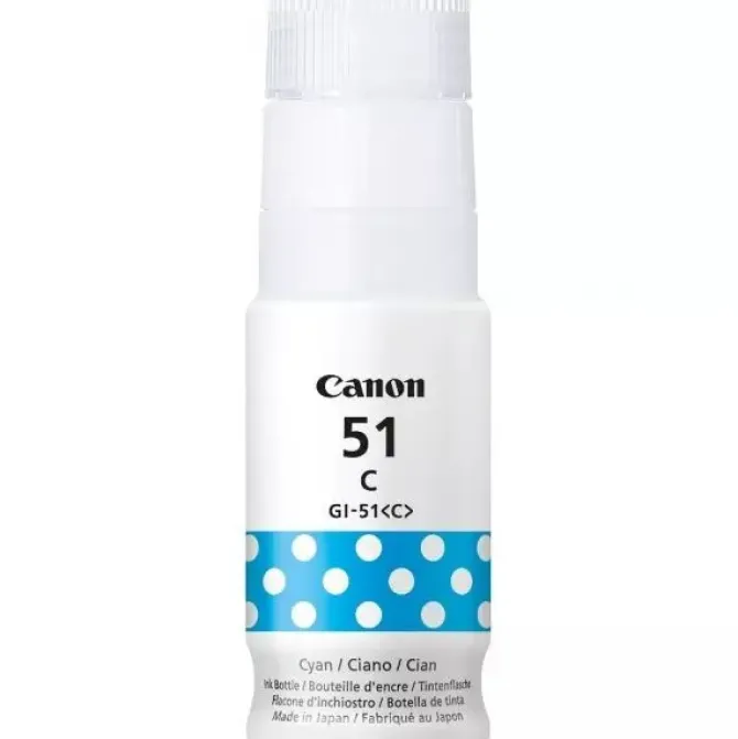 CANON GI51 CYAN BOTELLA DE TINTA ORIGINAL - GI51C/4546C001