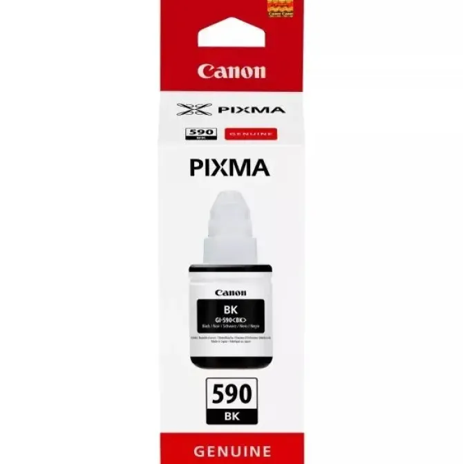 CANON GI590 NEGRO BOTELLA DE TINTA ORIGINAL - GI590BK/1603C001