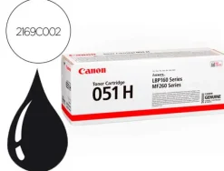 CANON 051H NEGRO CARTUCHO DE TONER ORIGINAL - 2169C002
