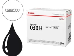 CANON 039H NEGRO CARTUCHO DE TONER ORIGINAL - 0288C001