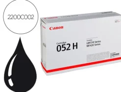 CANON 052H NEGRO CARTUCHO DE TONER ORIGINAL - 2200C002