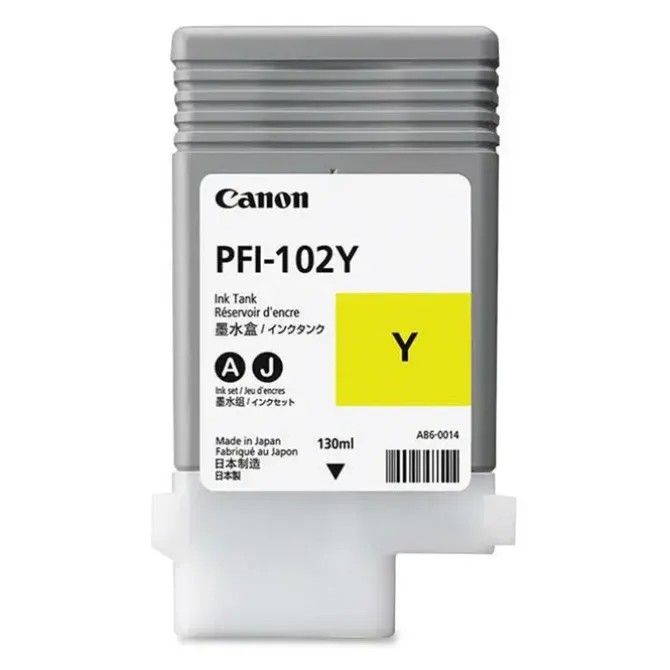CANON PFI102 AMARILLO CARTUCHO DE TINTA ORIGINAL - 0898B001