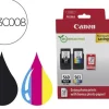 CANON PG560/CL561 PACK DE 2 CARTUCHOS DE TINTA ORIGINALES + PAPEL FOTOGRAFICO BRILLANTE GP-501 - 3713C008