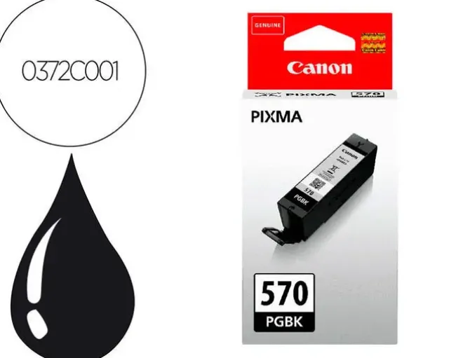 CANON PGI570 NEGRO CARTUCHO DE TINTA PIGMENTADA ORIGINAL - 0372C001