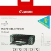 CANON PGI72 PACK DE 5 CARTUCHOS DE TINTA ORIGINALES - NEGRO MATE, CYAN, MAGENTA, AMARILLO, ROJO - 6402B009