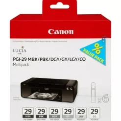 CANON PGI29 PACK DE 6 CARTUCHOS DE TINTA ORIGINALES - 4868B018