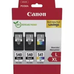 CANON PG540L NEGRO + CL541XL COLOR PACK DE 2 CARTUCHOS DE TINTA ORIGINALES - 5224B017