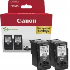 CANON PG540L NEGRO PACK DE 2 CARTUCHOS DE TINTA ORIGINALES - 5224B001/5224B010/5224B011/5222B004/5222B005/5222B001/5224B020