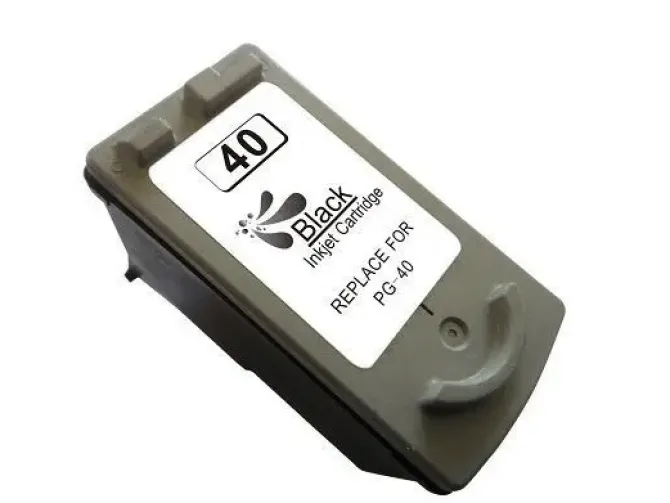 CANON PG40/PG50/PG37 NEGRO CARTUCHO DE TINTA REMANUFACTURADO - MUESTRA NIVEL DE TINTA - REEMPLAZA 0615B001/0615B042/0616B001/2145B001