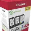 CANON PG575XL/CL576XL MULTIPACK DE 3 CARTUCHOS DE TINTA ORIGINALES - 5437C004