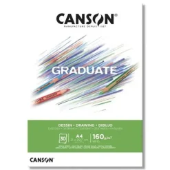 CANSON BLOC CANGRAD GRADUATE DIBUJO BLANCO 30H A4 160G 625515 400110365