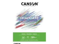 CANSON BLOC CANGRAD GRADUATE DIBUJO BLANCO 30H A3 160G 625516