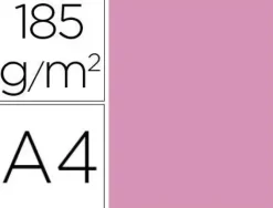 CANSON GUARRO CARTULINA IRIS A4 DE 185G - 21X29.7CM - COLOR ROSA CHICLE