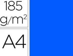 CANSON GUARRO PACK DE 50 CARTULINAS IRIS A4 DE 185G - 21X29.7CM - COLOR AZUL MAR