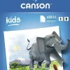 CANSON KIDS PINTURA BLOC ENCOLADO DE 20 HOJAS A4 - 21X29.7CM - 200G - COLOR BLANCO