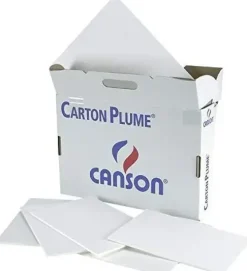 CANSON PACK DE 28 PANELES DE CARTON PLUMA - 29.7X42CM - 3MM - COLOR BLANCO