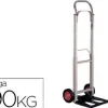 CARRETILLA PORTAPAQUETES CON RUEDAS PLEGABLE EN ALUMINIO CARGA DE 90 KG 1110X390X410 MM