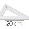 CARTABON LIDERPAPEL 20 CM PLASTICO CRISTAL