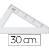 CARTABON LIDERPAPEL 30 CM PLASTICO CRISTAL