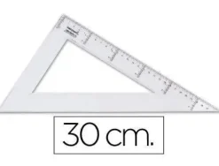 CARTABON LIDERPAPEL 30 CM PLASTICO CRISTAL