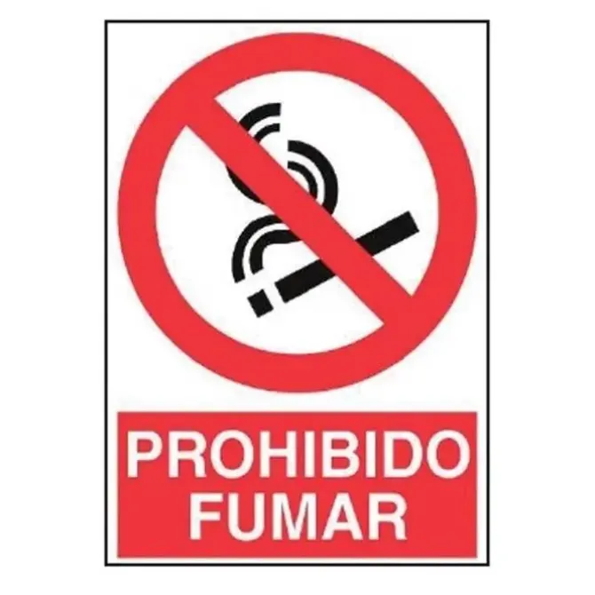 CARTEL NO FUMAR A11 100X100 A11 MAK755077