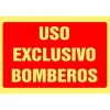 CARTEL 312X212 USO BOMBEROS 020-L MAK295019