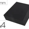 CARTON PLUMA LIDERPAPEL NEGRO DOBLE CARA DIN A4 ESPESOR 5 MM