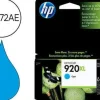 CARTUCHO TINTA HP 920XL CD972AE CIAN 6ML 6500