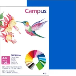 CARTULINA CAMPUS A4 180G MARINO