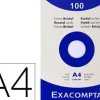 CARTULINA EXACOMPTA DIN A4 BLANCA 205 GRS PAQUETE DE 100 UNIDADES