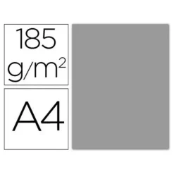 CARTULINA GUARRO A4 185G GRIS PERLA 200040177 MAK655412