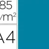 CARTULINA GUARRO DIN A4 AZUL CARIBE 185 GR 50 UNIDADES