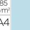 CARTULINA GUARRO DIN A4 AZUL CIELO 185 GR PAQUETE 50 H