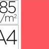 CARTULINA GUARRO DIN A4 CORAL 185 GR