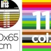 CARTULINA GUARRO 50X65 CONTENIDO "A" 50 HOJAS BLANCAS+ 25 HOJAS X11 COLORES 185GRS