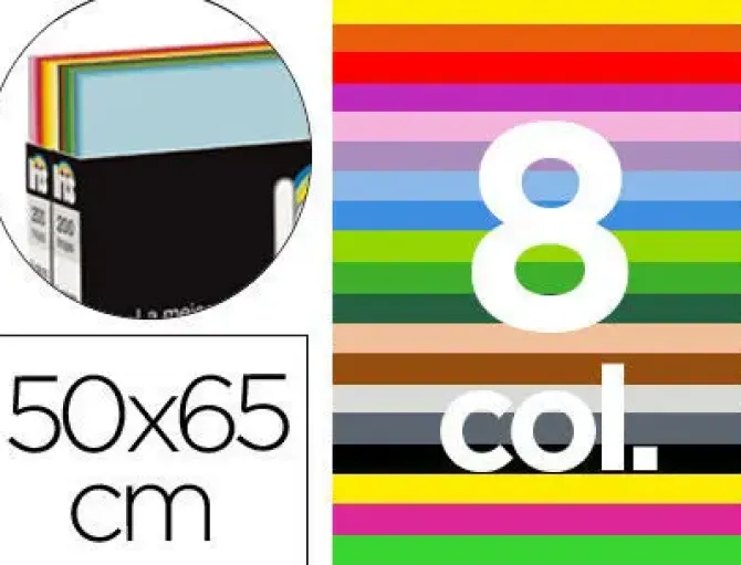 CARTULINA GUARRO 50X65 CONTENIDO "A"- EXPOSITOR SOBREMESA