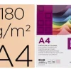 CARTULINA LIDERPAPEL A4 180G/M2 SALMON PAQUETE DE 100
